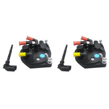2X 9809757980 Tête de Couvercle de Filtre à Carburant avec Tube Central pour Citroën C3 C4 C5 pour  207 208 508 3008 5008 08-15 9672320980