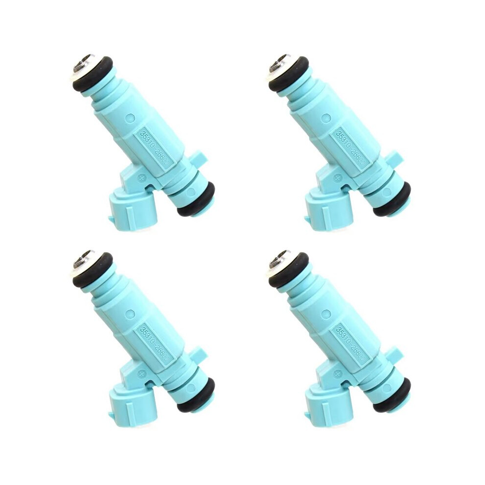 4X New Fuel Injector Nozzle 35310-26600 3531026600 For 2011 14 16 Ix25 Venga 10 Solaris Rio 4712293757771
