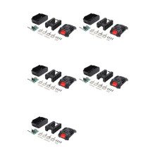 5X Koffer für Elektrowerkzeuge, BMS, 21-V-Akku-Aufbewahrungsbox für Kabellosen Elektrischen Winkelschleifer, Schneiden, 18650-Akkufach