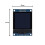 3X Tela de Exibição Do Módulo OLED de 1,5 Polegadas 4PIN SH1107 Drive IC 128x128 IIC I2C Interface para 51 STM32 P22101 P22102 4
