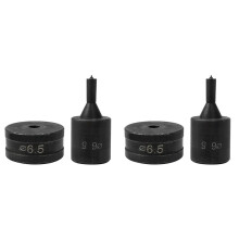 Hydrauliczny Dziurkacz do Maszyny CH70 CH-70, 6,5 mm Hydrauliczne Narzędzie do Dziurkowania Okrągłego 2 Szt., Czarny