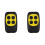 2X 280-868MHZ Garage Remote Control Duplicator Multifrequency Wireless Copy Remote Control Universal Door Opener Yellow 1