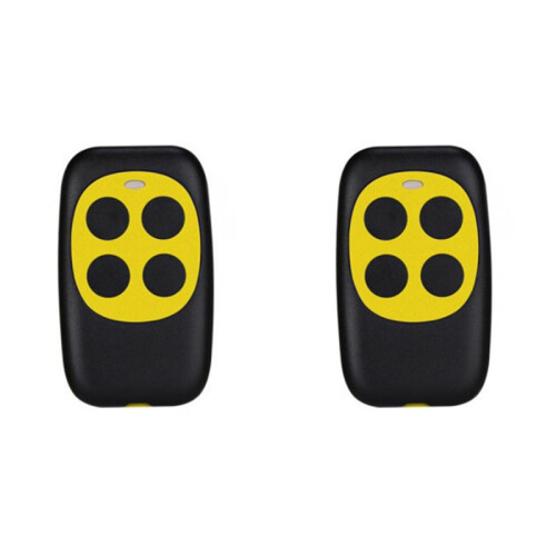 2X 280-868MHZ Garage Remote Control Duplicator Multifrequency Wireless Copy Remote Control Universal Door Opener Yellow