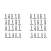 Écrous à Rivets Multi-Grip M5, 40 Pièces Écrou à Insert Fileté en Acier Inoxydable 304 Écrous de Fixation de Construction pour Industriel