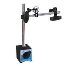 2X Dial Indicator with Magnetic Base Holder Fine Adjustable Long Arm 0-1 Inch Professional Gauge 0.001 Inch