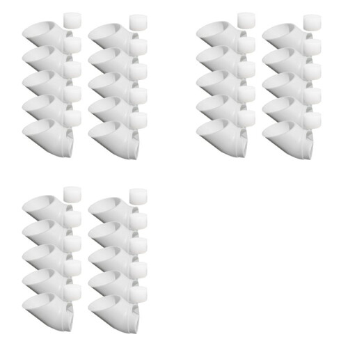 30 Sets Hydroponisches Erdfreies Anbausystem DIY Hydroponisches Baumschul-Garten-Set