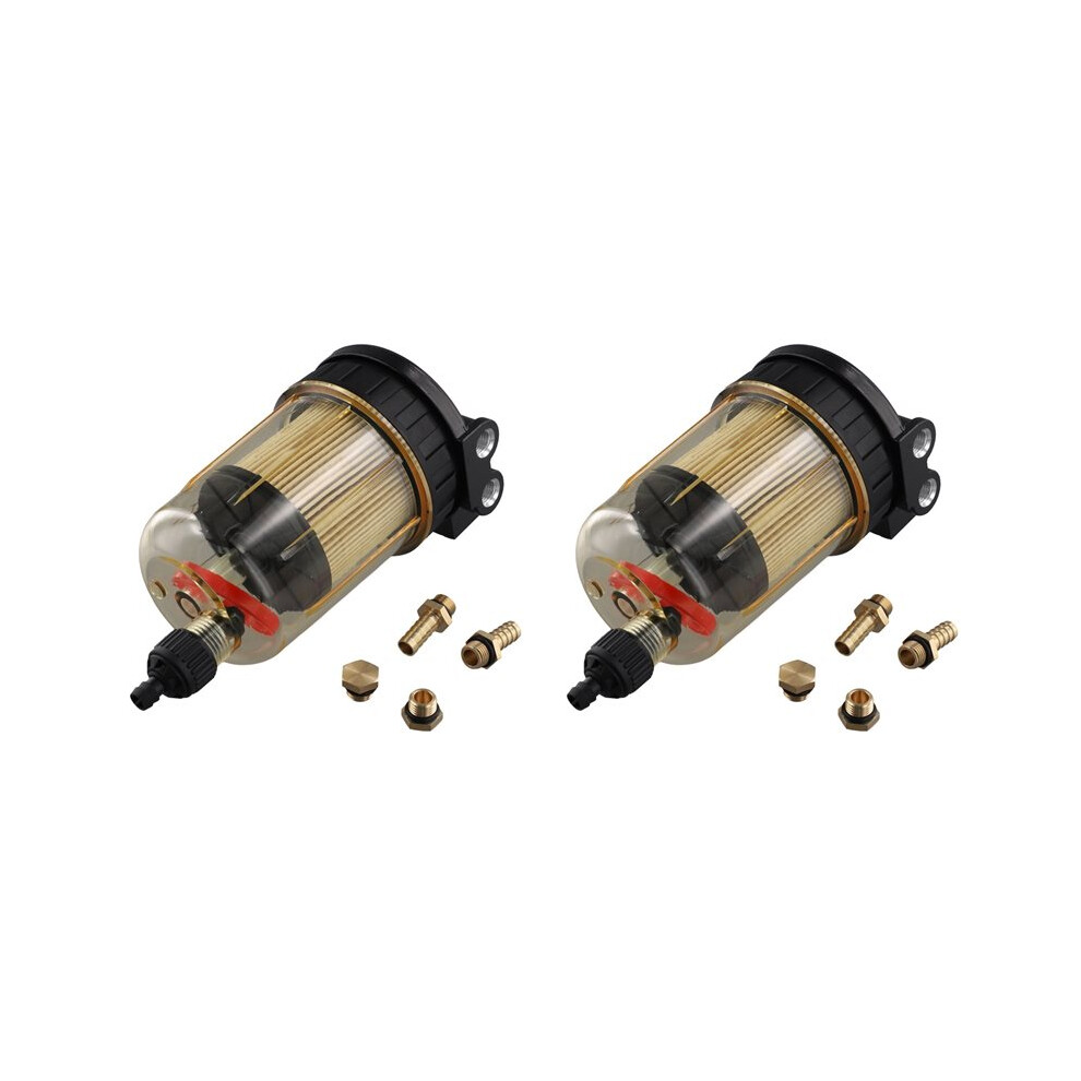 2X 1766160 Oil Water Separator Ship Fuel Water Separator Fuel Filter Assembly For Yacht Engine Maintenance Outboard Boat 6032950621503