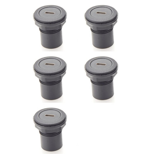 5pc 22mm USB Connector USB C Jack to USB C Jack Round Panel Mount Adapter USB 3.1 Panel Threaded Mount Coupler Converter