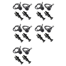 10x Cintura per Copertura Cassonetto In Cordoncino per Ripiano per Auto per MK6 MK5 R20 MK2 8P 8V 1K6863447A 1K6863447A9B9 Portellone Posteriore