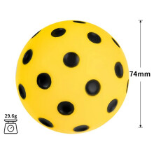 3X Silent Pickleball Balls Quiet Foam Practice Balls with Exact Real Bounce Soft PU Material for Indoor/Outdoor