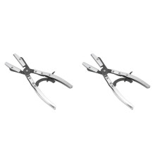 2X Hose Clamp Pliers for Automotive and Machine Maintenance, 10-Inch Universal Hose Pinch Off Plier with Ratcheting Jaws