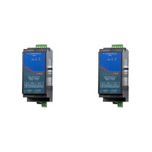 2X Din-Rail ZLAN5143D Serieller Geräteserver Modbus Gateway RS485 Von zu TCP/IP DC9-24V Unterstützt Vollduplex