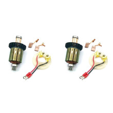 2X 619496-0 Porte-Balais de Charbon Moteur avec Balais de Charbon en Cuivre pour Armature CB440 DHP458 BHP458 DDF458 pour DDF458Z