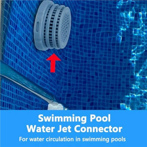 2X Substituição Do Conector Do Filtro 11070 e 11072 e 12364 para Piscina acima Do Solo 25022E 26005E Conector de Jato de Água de 1-1/4 Polegadas 2