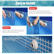 2X 11070 & 11072 &12364 Strainer Connector Replacement for 25022E 26005E Aboveground Pool 1-1/4Inch Water Jet Connector