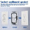 20-Pack Outlet Adjustment Plate Spacers - Durable, Self-Leveling Electrical Socket Extenders for Uneven Surfaces 7
