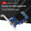 2X Placa de Rede PCIE 3.0 4X 10G AQC107 Server NIC Compatível com X8/X16 para Sistema Linux Win10/11 3
