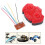 3X 2.4G Four-Way Remote Control Module 4CH RC Remote Control Transmitter Receiver Circuit Board Accessories 4