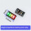 6X 3.7-4.2V  Metering Module 1 Series Ternary Lithium Battery Power Display Led Light 3