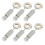 12Pcs Leather Suture Positioning Needle DIY Tool Suture Fixed Position Needle Leather Fixed Suture Needle 6-12mm 2