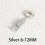 12Pcs Leather Suture Positioning Needle DIY Tool Suture Fixed Position Needle Leather Fixed Suture Needle 6-12mm 3