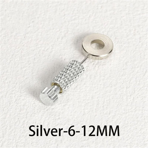 12Pcs Leather Suture Positioning Needle DIY Tool Suture Fixed Position Needle Leather Fixed Suture Needle 6-12mm 2