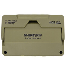Shinetrip 5000 MAh LED-Campinglampe, Wasserdicht, Tragbar, Zeltlampe, 7 Leuchtmodi, Notbeleuchtung für Den Außenbereich, Grün