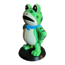 Kikkerfiguur 3D-Geprint, Poseerbaar Kikkerdecor voor Bureau- en Plankdecoratie, Cool Verzamelobject Cadeau