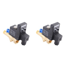 2X G1/2 DN15 Automatic Electronic Timed Drain Valve for Air Compressor Condensate Management AC220V