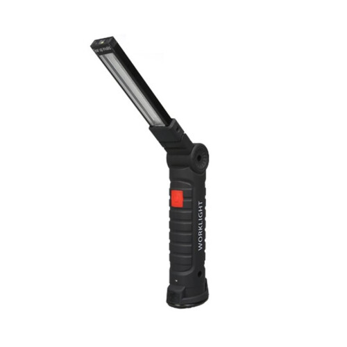 UV Flashlight 395NM 5 Modes Flashlight USB Rechargeable Work Light Foldable Flashlight Portable Work Light B