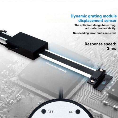 Vertical/Horizontal Dual-Use Digital Display Ruler Machine Tool with Displacement Sensor for Carving Machine 0-150mm 2
