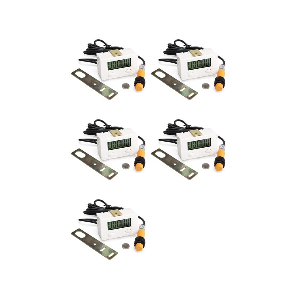 5X 0-99999 Lcd Digital Display Electronic Counter Punch Magnetic Induction Proximity Reciprocating Rotary Counter 6134220653655