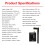 RC5896S Receiver 4.9-6.1GHz FPV Video Receiver 96 Frequency for Image Transmission High Sensitivity Wide Voltage 2