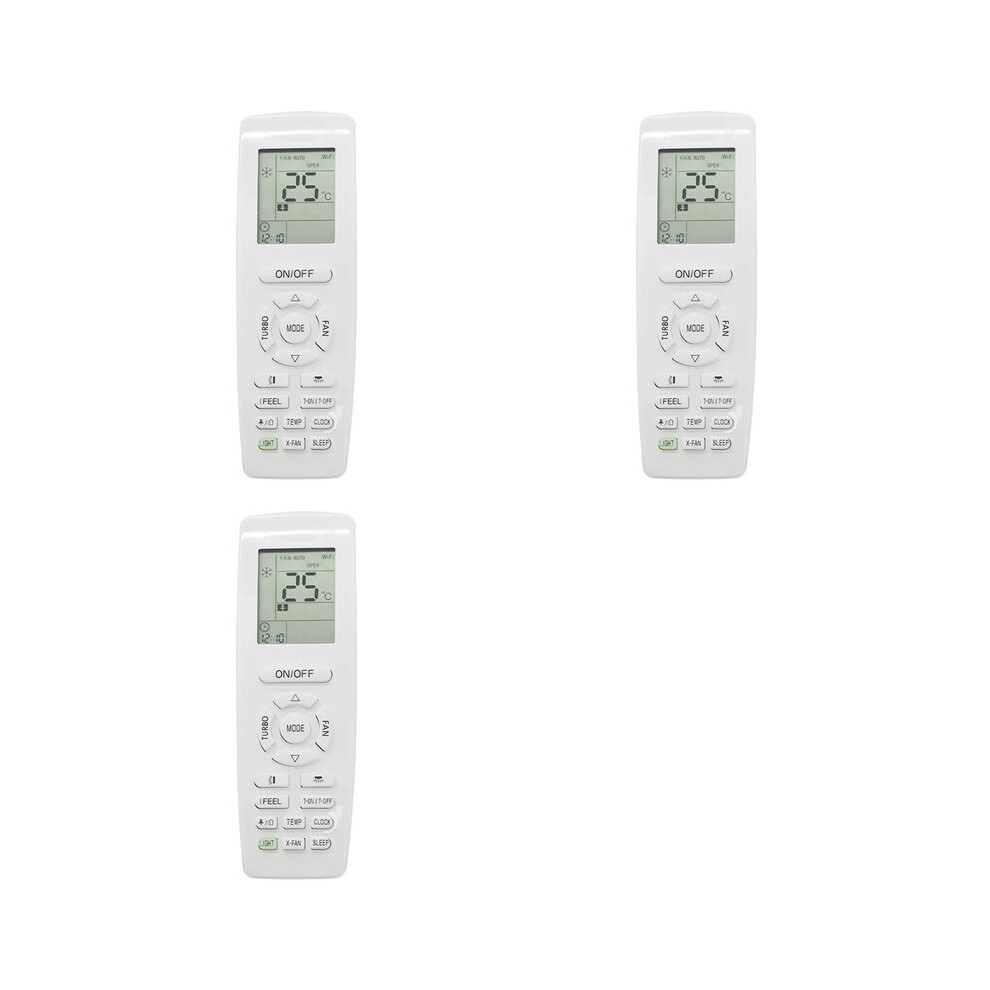 3X Yap1f Air Conditioner Remote Control For Gree Yap1f Home Heating And Cooling Function Replacement Remote Control 6032401378918