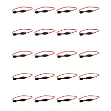 20X 14AWG Wire in- Car Automotive Blade Fuse Holder Fuseholder 20A