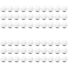 Confezione da 60 Dadi Vuoti da 22 mm Set Dadi Rotondi nel Acrilico D12 Dadi per Gioco, Divertimento, Adesivi DIY e Insegnamento Della
