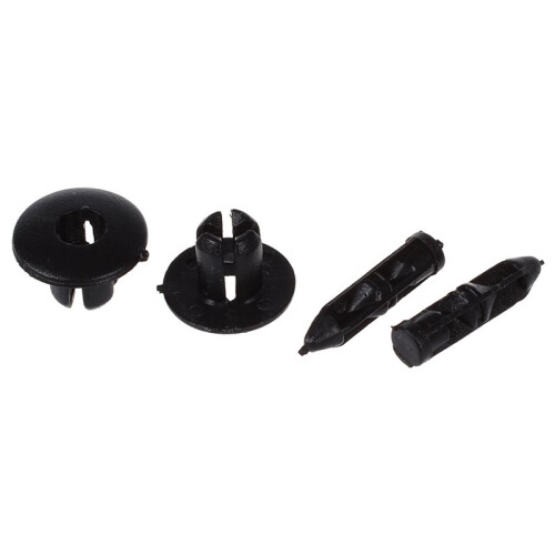 80 Pcs 7mm Hole Plastic Push Screw Rivet Fairing Panel Fixings Clips 2