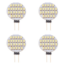 4X 24 SMD LED Spot Light Bulb Lamp G4 Real White 12V