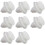 80x Car Door Panel Mounting Clips White for  206 207 1007 307 1