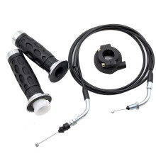 6X Universal Throttle Twist Grip Set with 78 Inch Scooter Throttle Cable for 50Cc 80Cc 125Cc 150Cc GY6