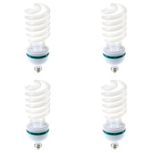 4X 105W (525W Equiv) 5500K Fotografi Dagsljus E27 Fitting CFL-Lampa