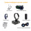 2X  Motorcycle Handlebar Control Hands-Free Calls Remote Control Wireless Bike Handlebar Media Controller 4