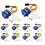 20 Pièces SG90 Micro-Servomoteur  9G pour  Robot Télécommandé Hélicoptère Avion Bateau Commandes 2