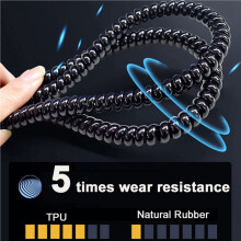 36Pcs 1M E-Bike Cable Pipe Protection Spiral Wrap Winding Cable Wire Protector Cover Tube for Scooter Motorcycle