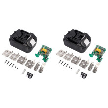 2X Li-Ion Battery Case Lithium Battery Protective Board for  10-Cell Battery Tool Battery Case Kit