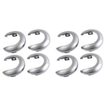 8Pcs Car Interior Door Handle Cover Handle Escutcheon for Tiida 2005-2010 1.6 LIVINA NV200 Geniss Silver Gray