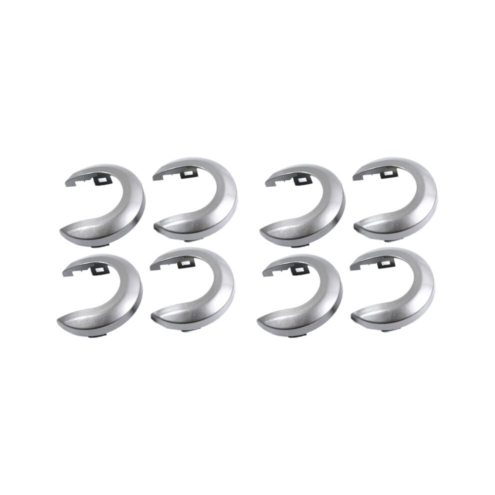 8Pcs Car Interior Door Handle Cover Handle Escutcheon For Tiida 2005-2010 1.6 Livina Nv200 Geniss Silver/Gray 6031075200549