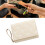PU Leather Card Holder Wallet, Coin Purse, White 1