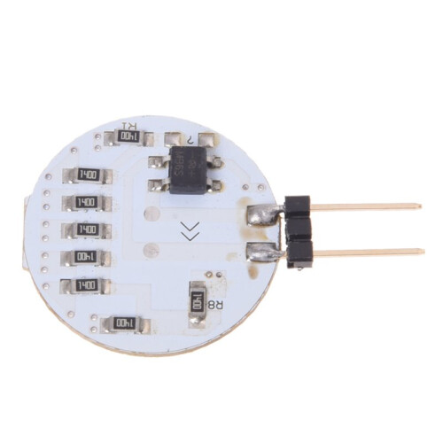 4X 24 SMD LED-Spotlamp G4 Echt Wit  12V 2