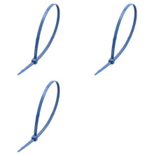 Metaaldetecteerbare Kabelbinder, Metaaldetecteerbare Kabelbinders Blauwe Kabelbinders (Verpakking van 300 Stuks) 300x4,8 mm